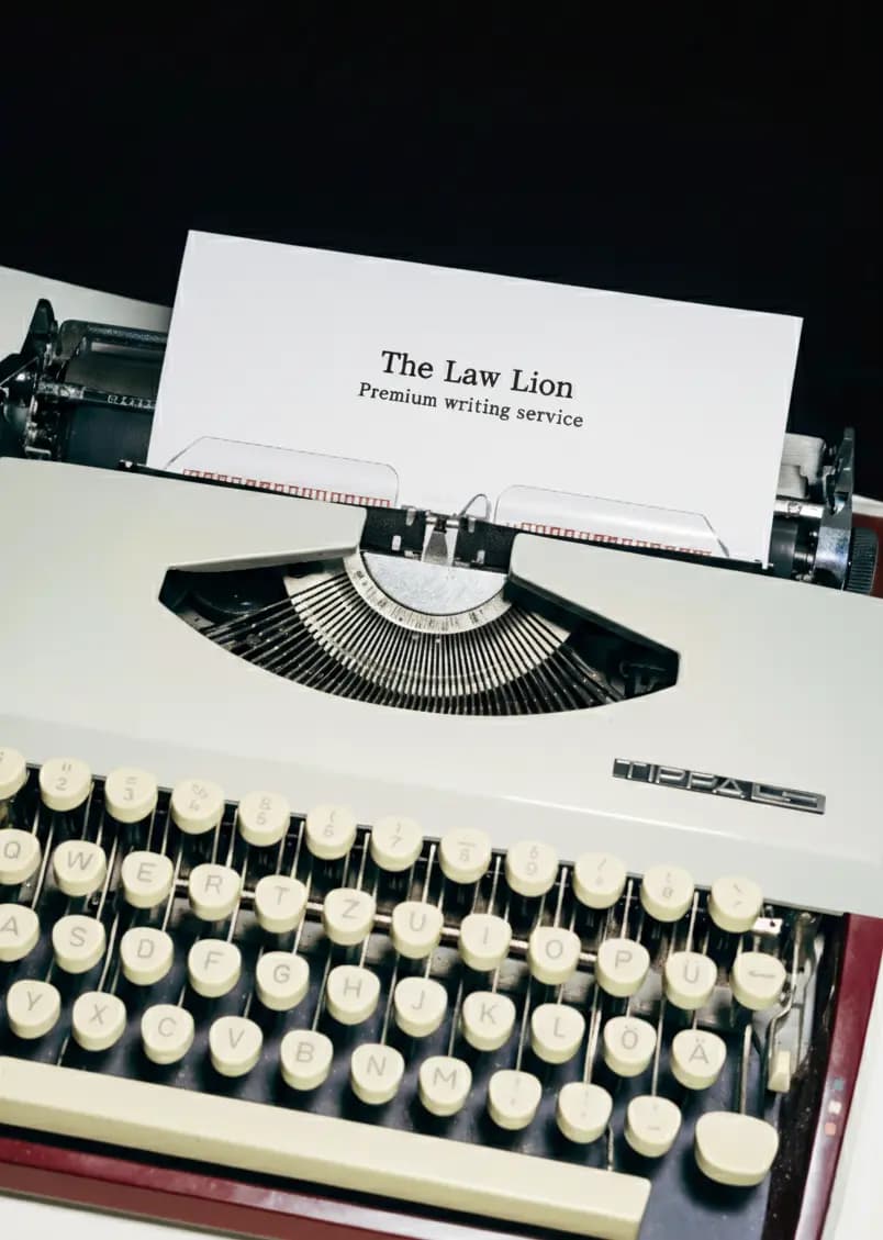 Expert legal writing service — professional documents written for you